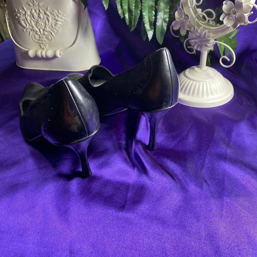 📌Carole Little Elegant Pointed Toe Leather Pumps - Picture 5 of 14